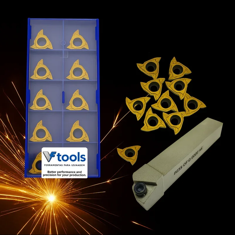Kit de suporte e pastilhas de rosca R166 VFTools