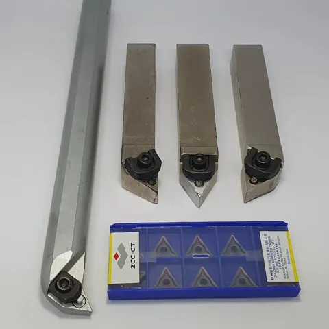 Kit 4 Suportes 20x20 TNMG 16 + 10 Pastilhas TNMG 160408