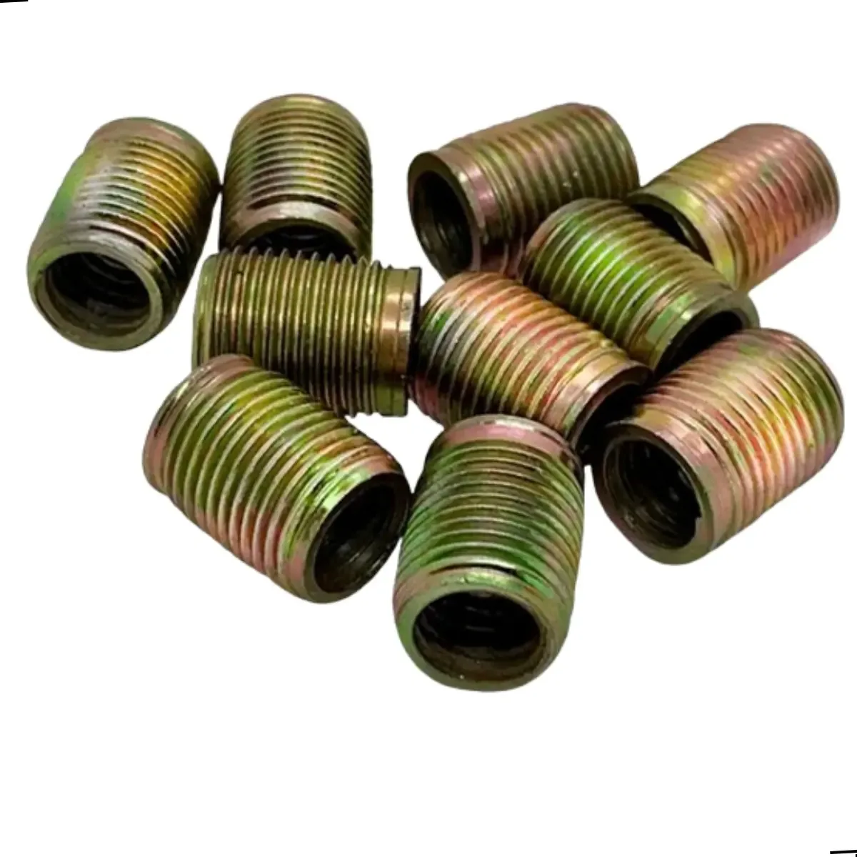 Rosca Postiça (Bucha Roscada) M8 x 1,00 - M10 x 1,25 15 mm - 10 Peças