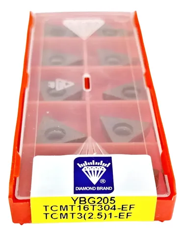 Pastilha TCMT 16T304-EF YBG205 ZCC – Caixa com 10