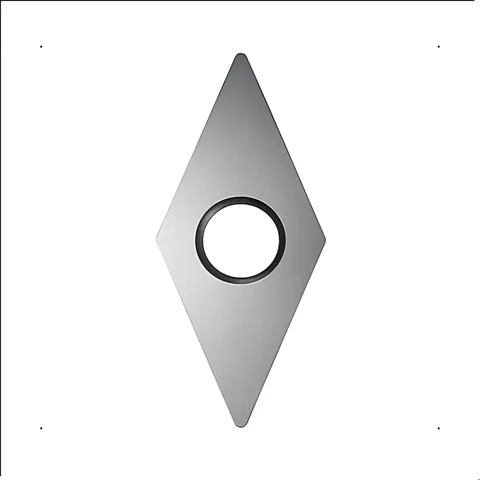 Pastilha de Diamante PCD VCGT 160404 Raio 0,4 mm