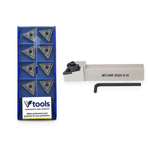 Kit Suporte MTJNR 2020 K16 + 10 Pastilhas TNMG 160404
